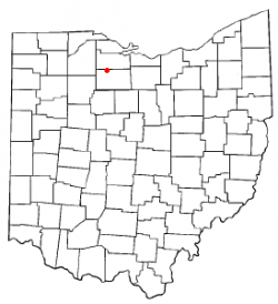 Location of Bettsville, Ohio