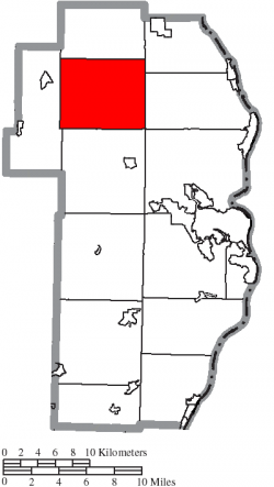 Location of Ross Township in Jefferson County