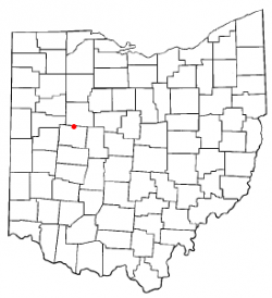 Location of Belle Center, Ohio