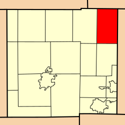 Location of Auburn Township in Crawford County