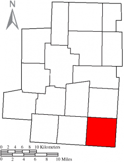 Location of South Bloomfield Township in Morrow County