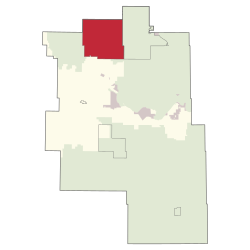 Location of Peavine Metis Settlement