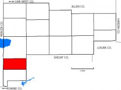 Location of German Township in Auglaize County