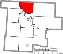 Location of Bloom Township in Morgan County