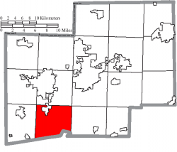 Location of Bethlehem Township in Stark County