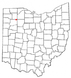 Location of Belmore, Ohio