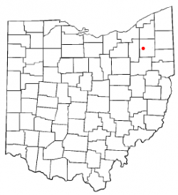 Location in the state of Ohio.