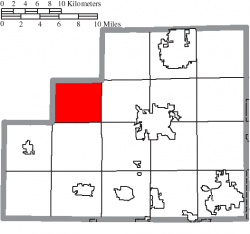 Location of Litchfield Township in Medina County