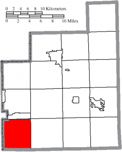 Location of Bainbridge Township in Geauga County