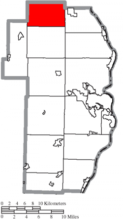 Location of Brush Creek Township in Jefferson County
