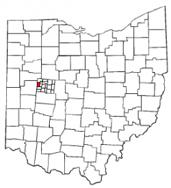 Location of Bloomfield Township in Ohio