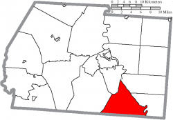 Location of Franklin Township in Ross County