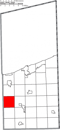 Location of Trumbull Township in Ashtabula County