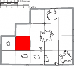 Location of Chatham Township in Medina County