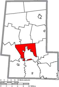 Location of Paris Township in Union County