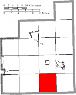 Location of Troy Township in Geauga County