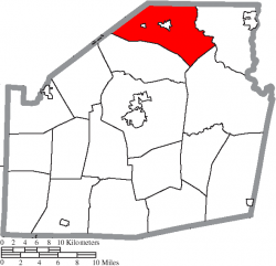 Location of Fairfield Township in Highland County